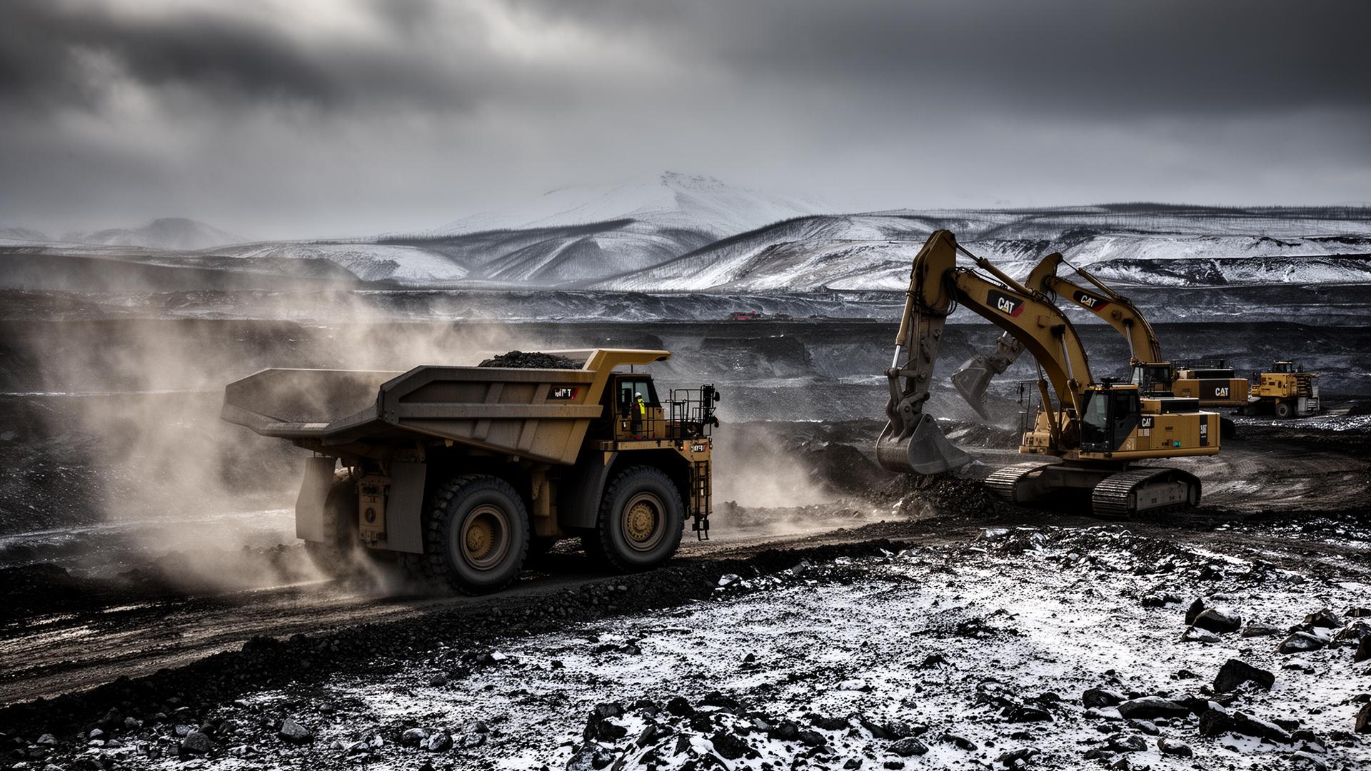 Mining operations in the Yukon